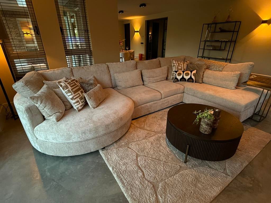 Luxe hoekbank te koop wegens verhuizing, Ophalen, Zo goed als nieuw
