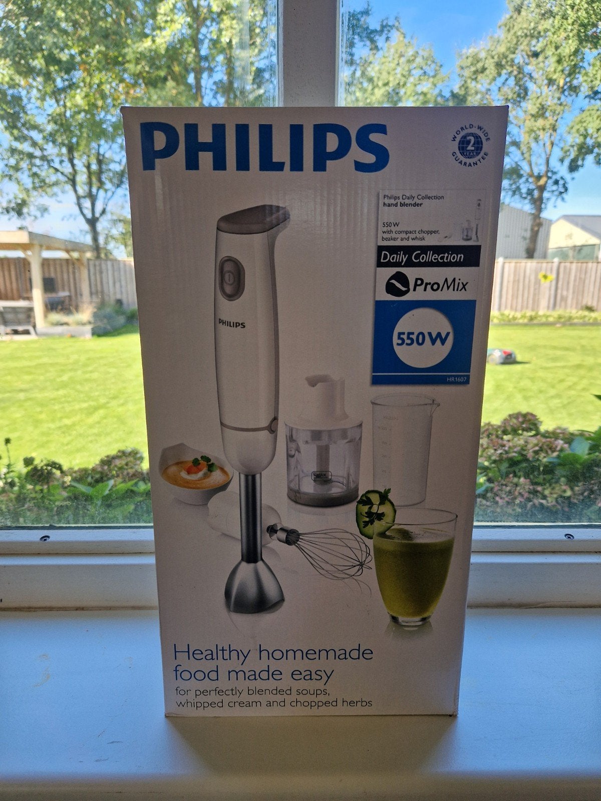 Philips Daily Collection Staafmixer - 550W ProMix, Witgoed en Apparatuur, Ophalen of Verzenden, Nieuw, Blender