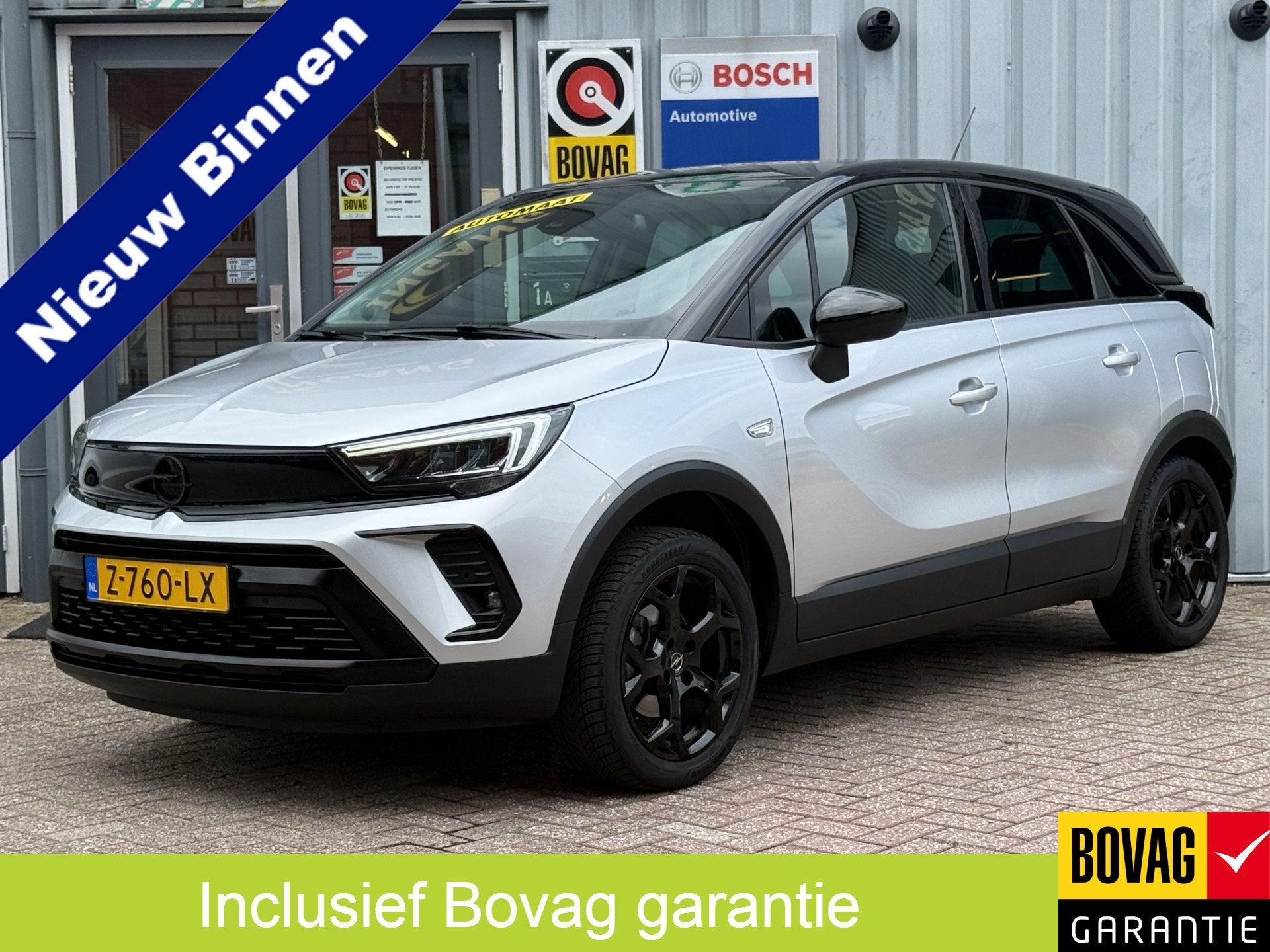 Opel Crossland 1.2 Turbo Elegance. | AUTOMAAT | CAMERA | NAV, Auto's, Opel, 840 kg, Gebruikt, 1199 cc, Leder en Stof