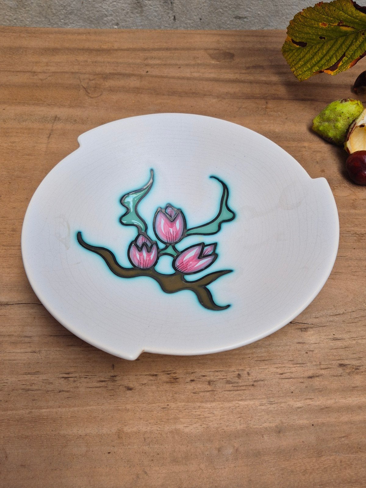Flora Gouda Holland Bianca Schaal met Tulpen Decoratie, Ophalen of Verzenden