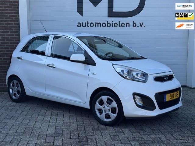 Kia Picanto 1.0 CVVT BusinessLine-DealerOnderhouden-Navi-LED, Voorwielaandrijving, Euro 5, Stof, Gebruikt