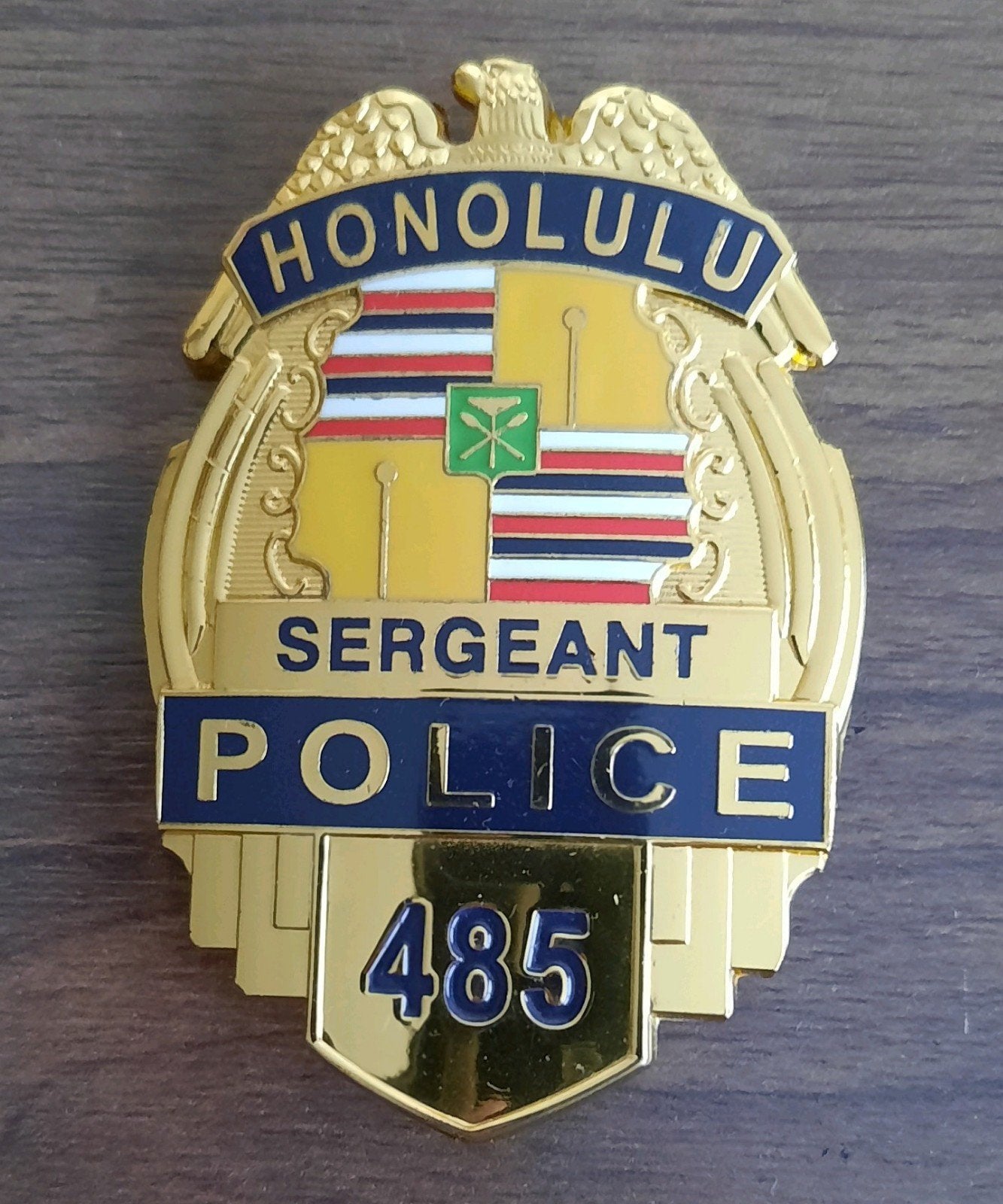 politie Honolulu police sergeant badge, Verzenden, Overige soorten, Amerika, Embleem of Badge