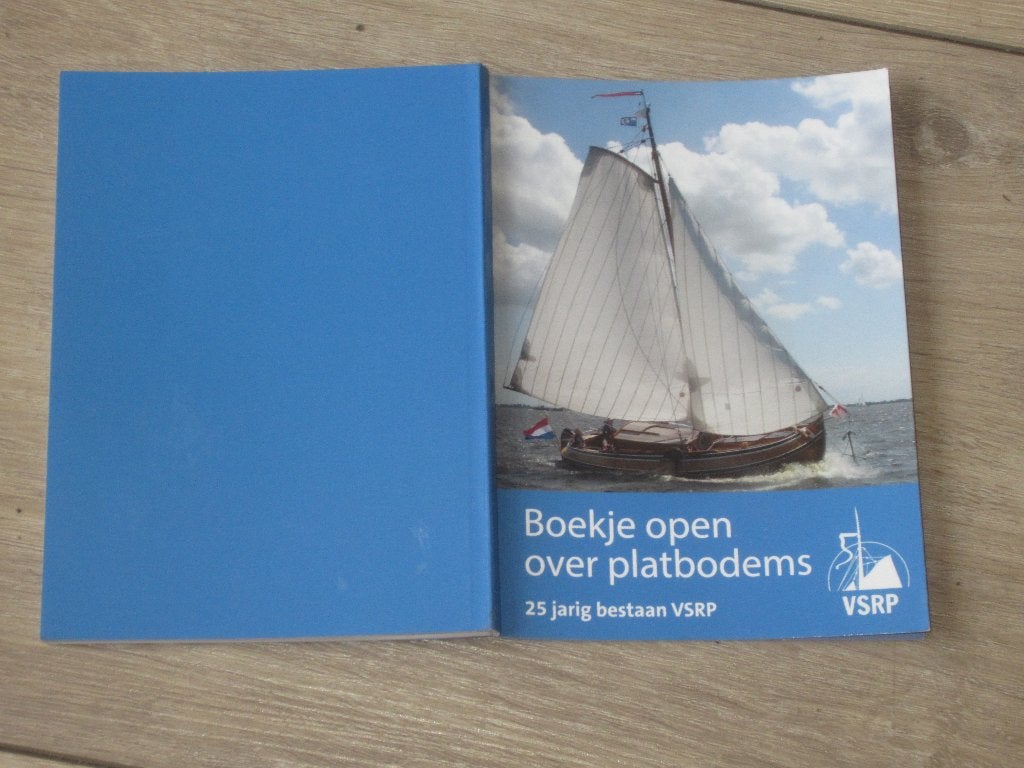 Platbodems - Boekje open over platbodems., Verzamelen, Scheepvaart, Zo goed als nieuw, Boek of Tijdschrift, Zeilboot, Ophalen of Verzenden