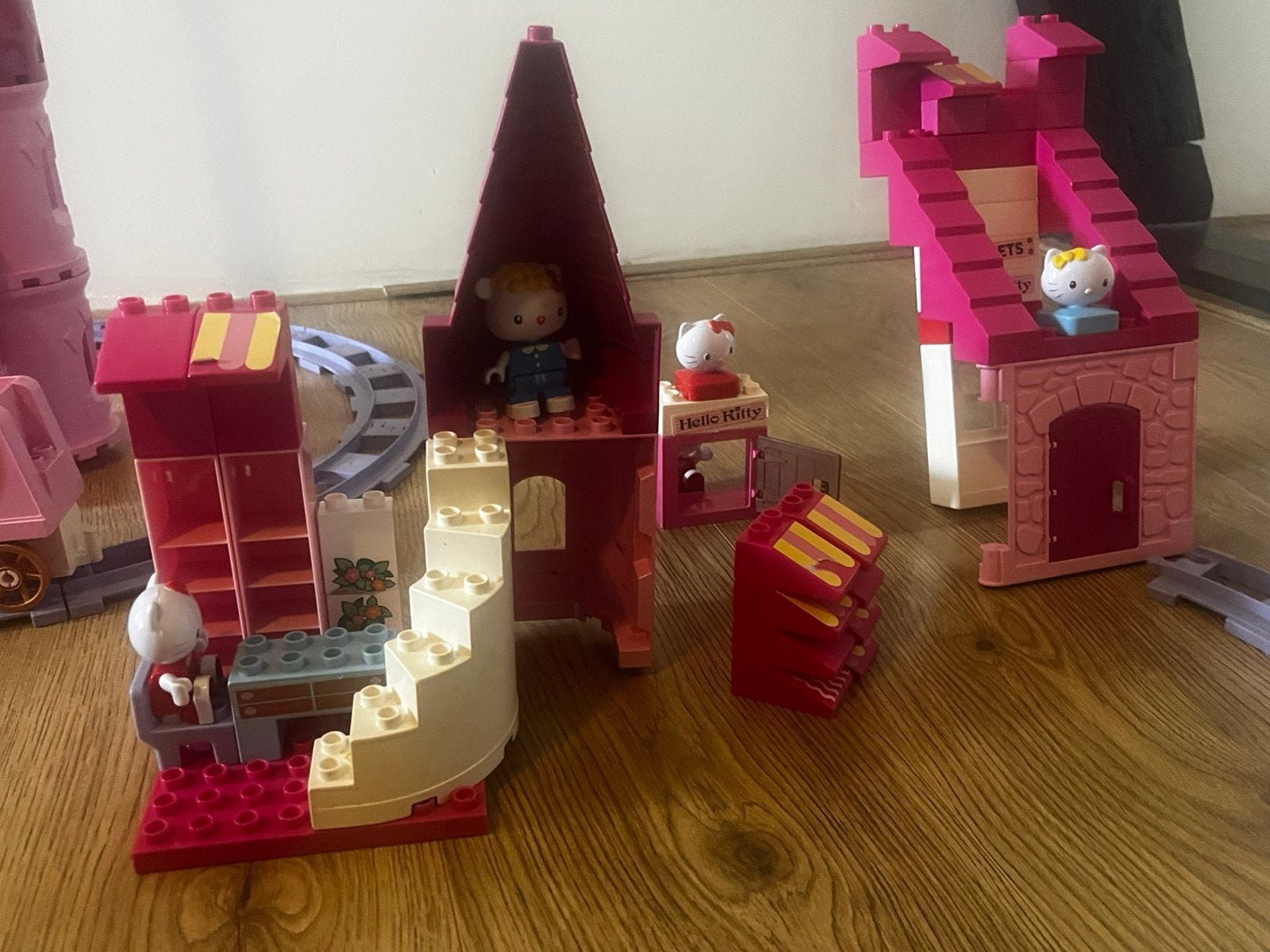 Compleet duplo kasteel Hello Kitty, Ophalen of Verzenden, Zo goed als nieuw
