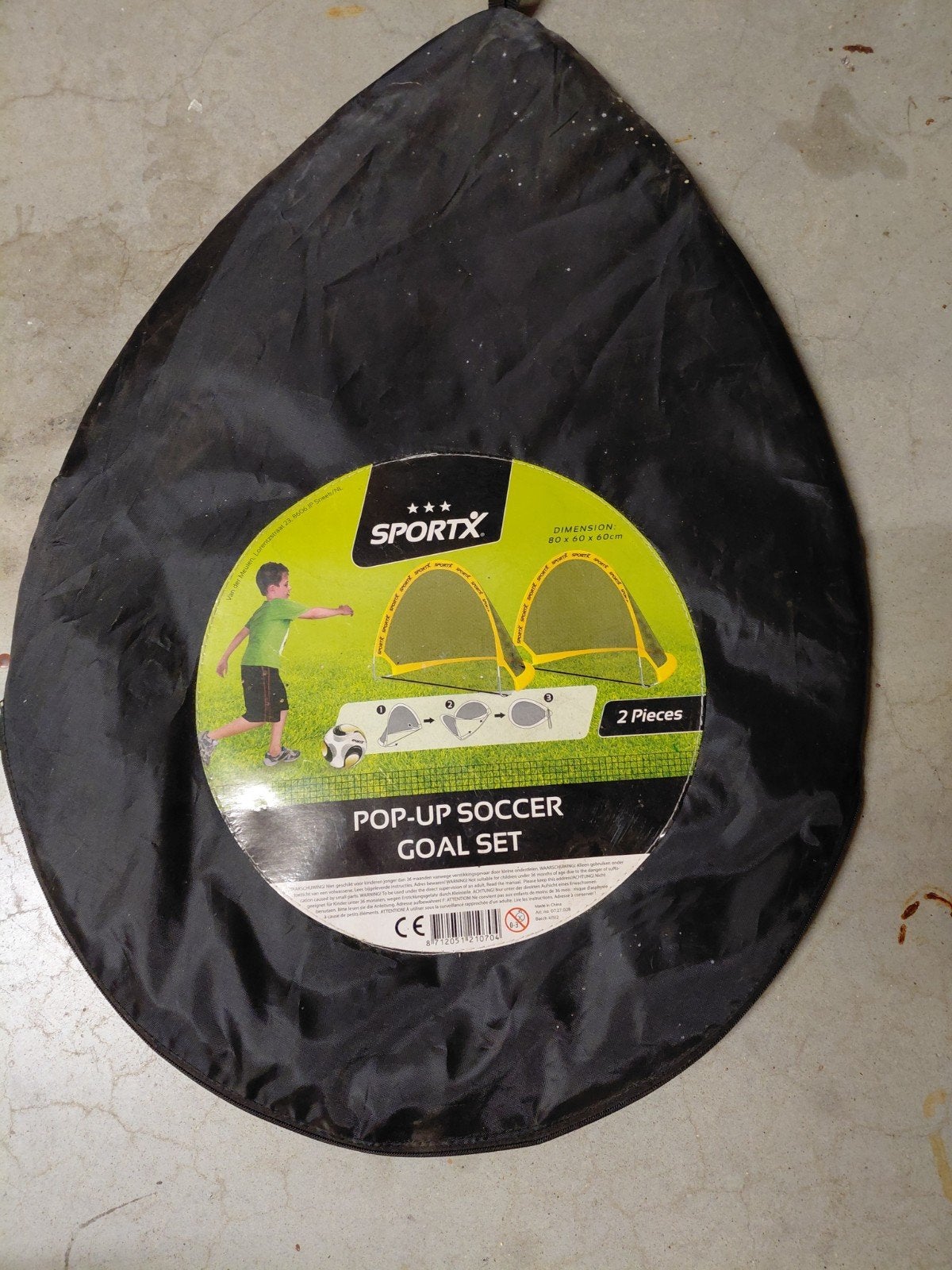 SportX Pop-Up Voetbaldoeltjes Set voor Jonge Kinderen, Maat XS of kleiner, Ophalen, Gebruikt, Overige typen
