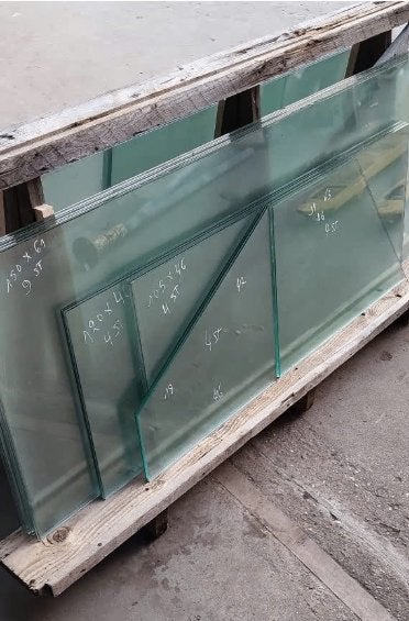 Gereinigd kasglas op maat gesneden, Ophalen, Glas, Zo goed als nieuw, Kweekkas