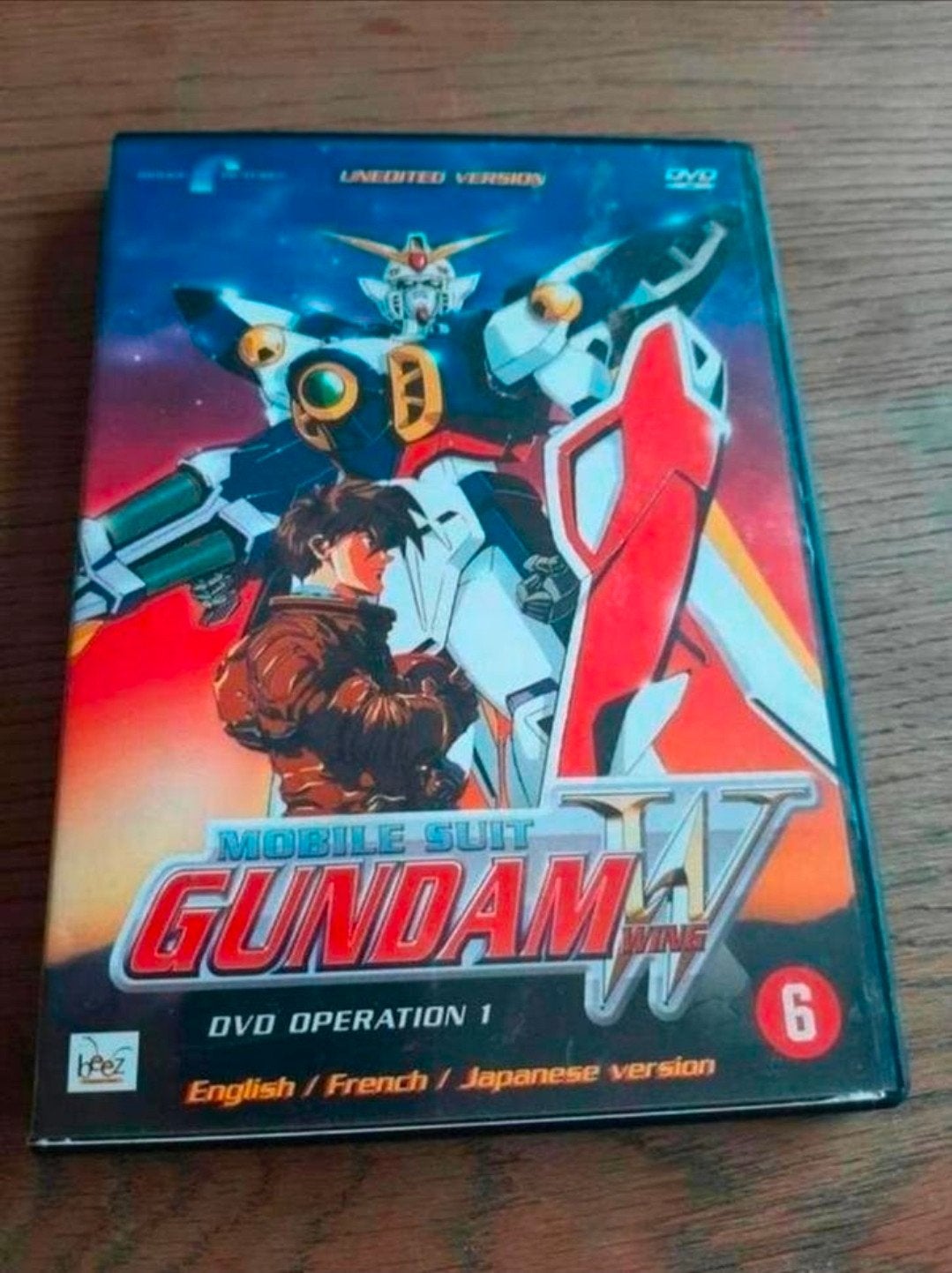 Gundam Wing Mobile Suit dvd Anime Operation 1., Cd's en Dvd's, Ophalen of Verzenden, Zo goed als nieuw, Anime (Japans), Serie