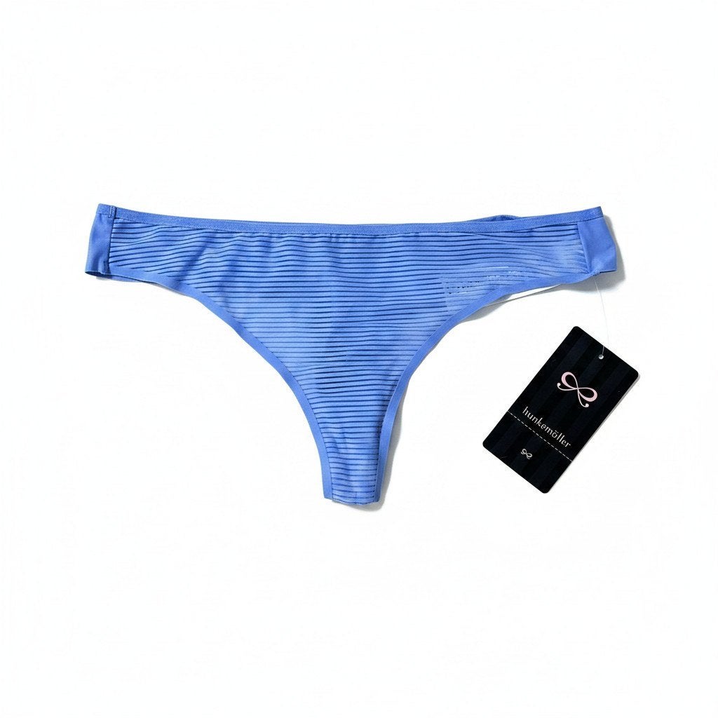 Hunkemöller Invisible String Stripe Jacaranda XS, Hunkemöller, Ophalen of Verzenden, Blauw, String