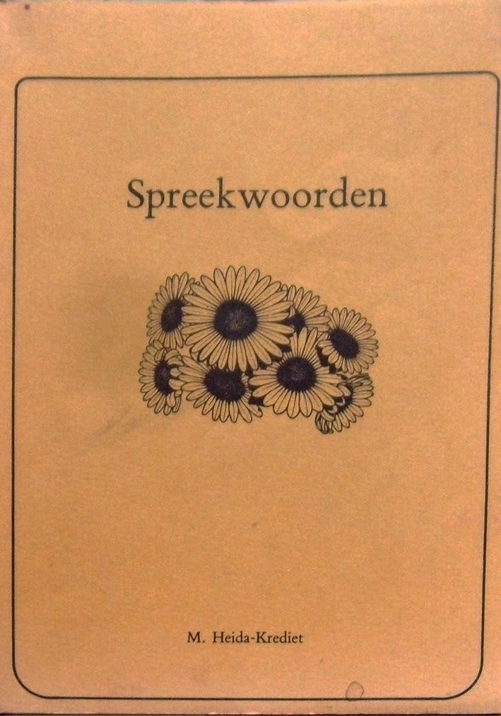 SPREEKWOORDEN, Ophalen of Verzenden, Zo goed als nieuw