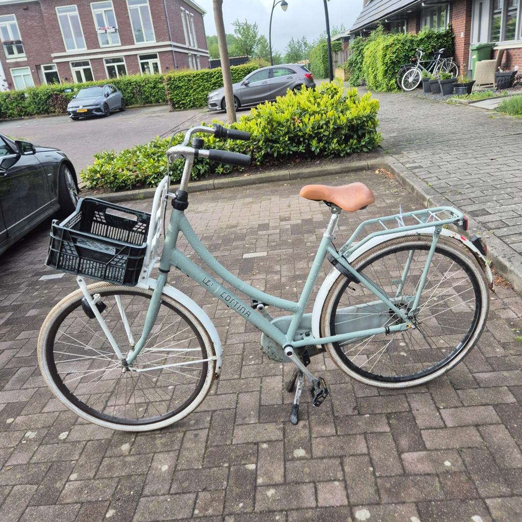 Opknap cortina dames fiets, Ophalen of Verzenden, Gebruikt, Overige merken