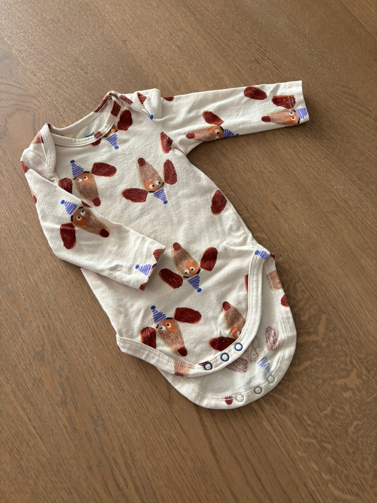 Romper hema hondjes maat 50, Kinderen en Baby's, Babykleding | Maat 50, Ophalen of Verzenden, Zo goed als nieuw, Jongetje of Meisje