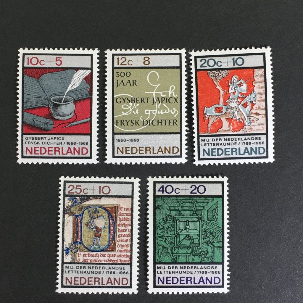 i48-859pf Nederland 1966 - NVPH 859 tm 863 - postfris, Ophalen of Verzenden, Na 1940, Postfris