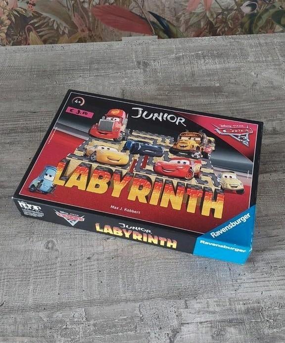 Junior Labyrinth Cars bordspel, Ophalen of Verzenden, Zo goed als nieuw