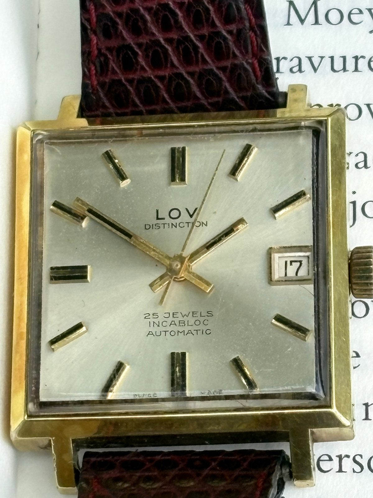 LOV Distinction Compressor horloge, Zwitsers automatisch uur, Sieraden, Tassen en Uiterlijk, Horloges | Dames, Overige merken