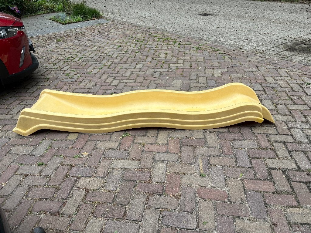 glijbaan geel gratis, Ophalen, Zo goed als nieuw, Glijbaan