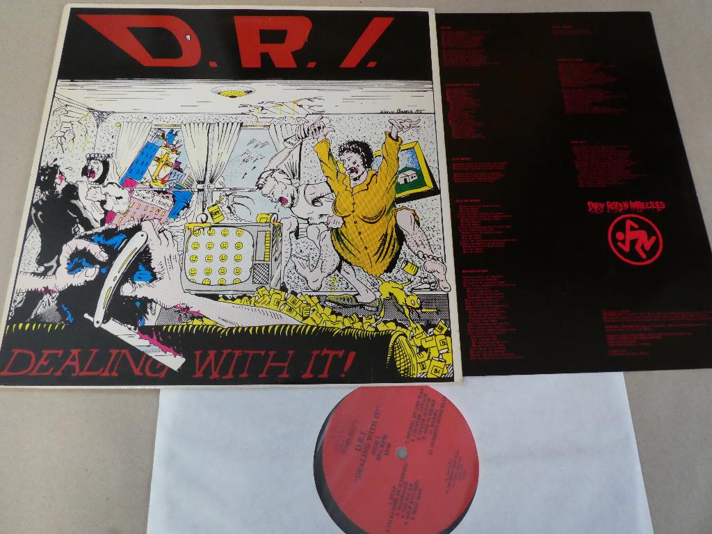 D.R.I. – Dealing With It! (1985) US, Inclusief insert, Verzenden, Zo goed als nieuw, 12 inch