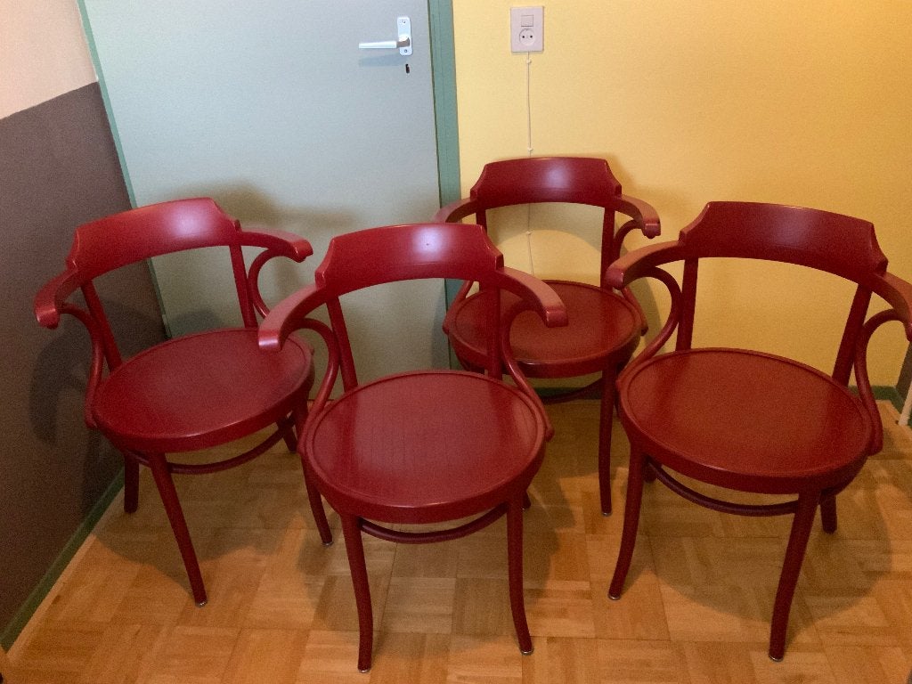 Vier eetkamerstoelen, Ophalen, Zo goed als nieuw, Vier, Tijdloos