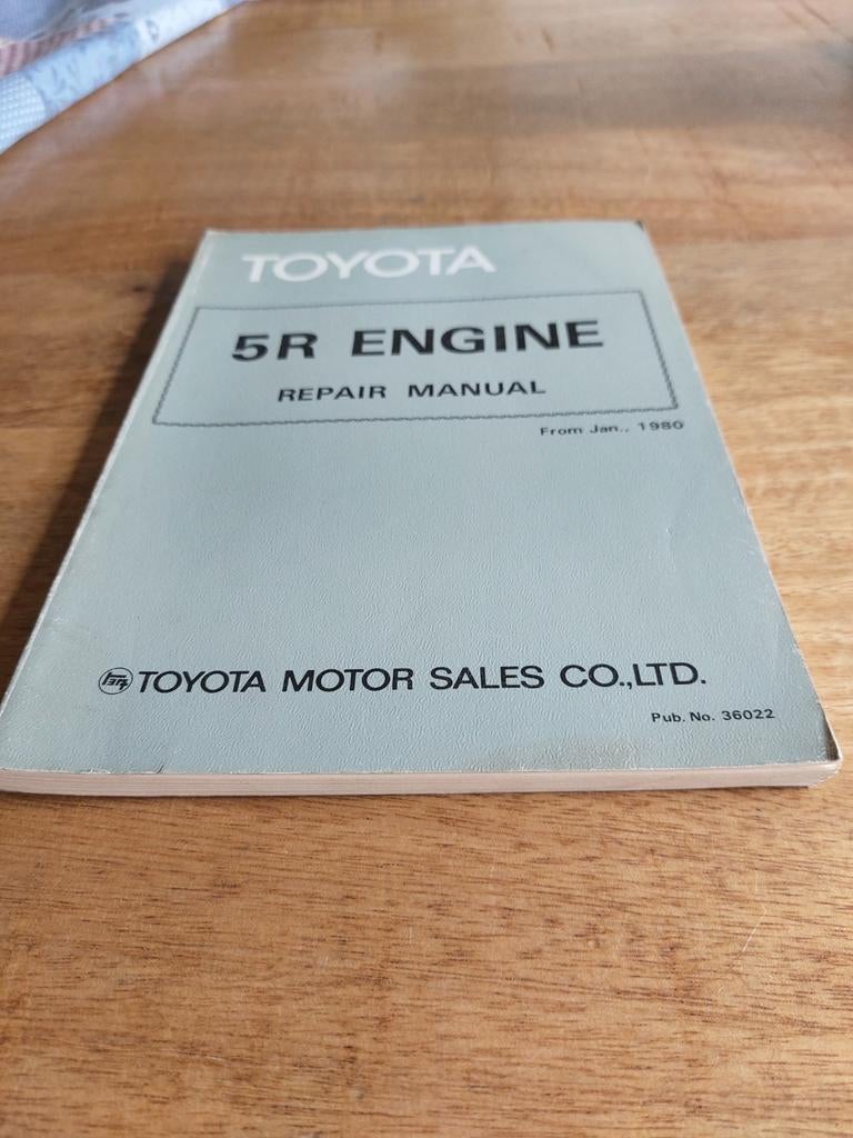 REPAIR MANUAL ENGINE TOYOTA 5R MOTOR TOYOTA CROWN, Ophalen of Verzenden