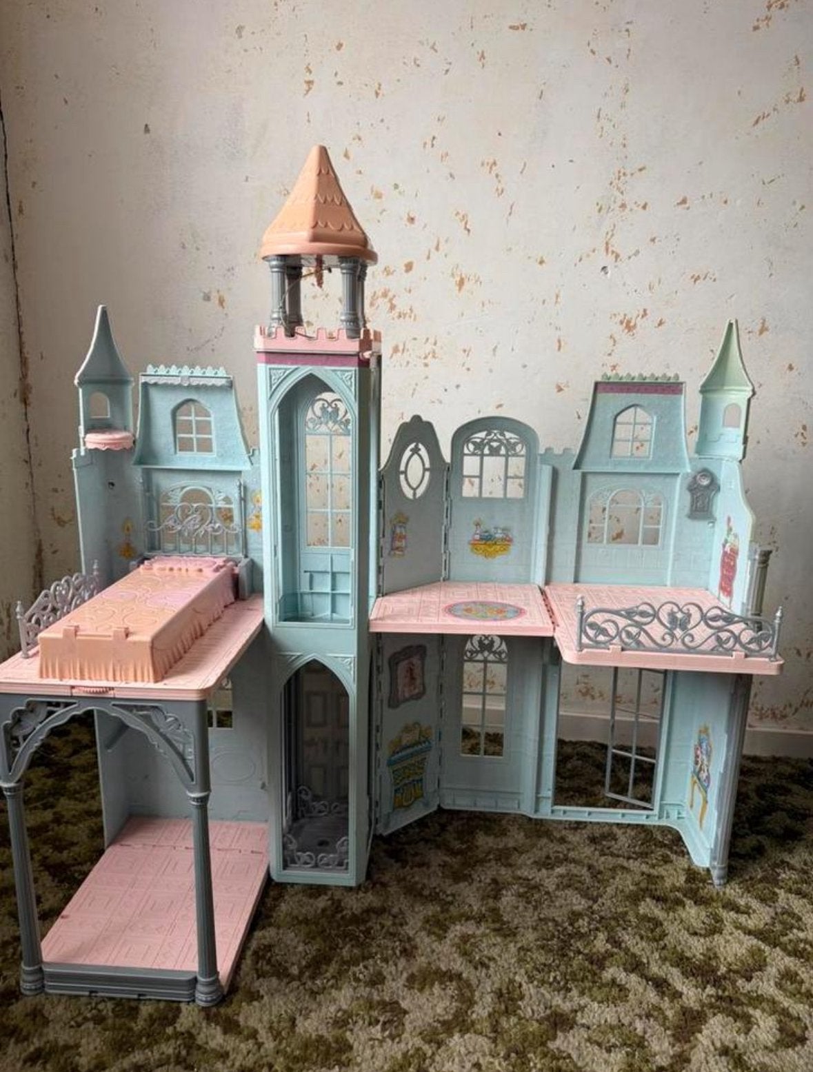 Barbie Prinsessenkasteel / Barbie Poppenhuis met Lift, Kinderen en Baby's, Ophalen, Gebruikt, Poppenhuis