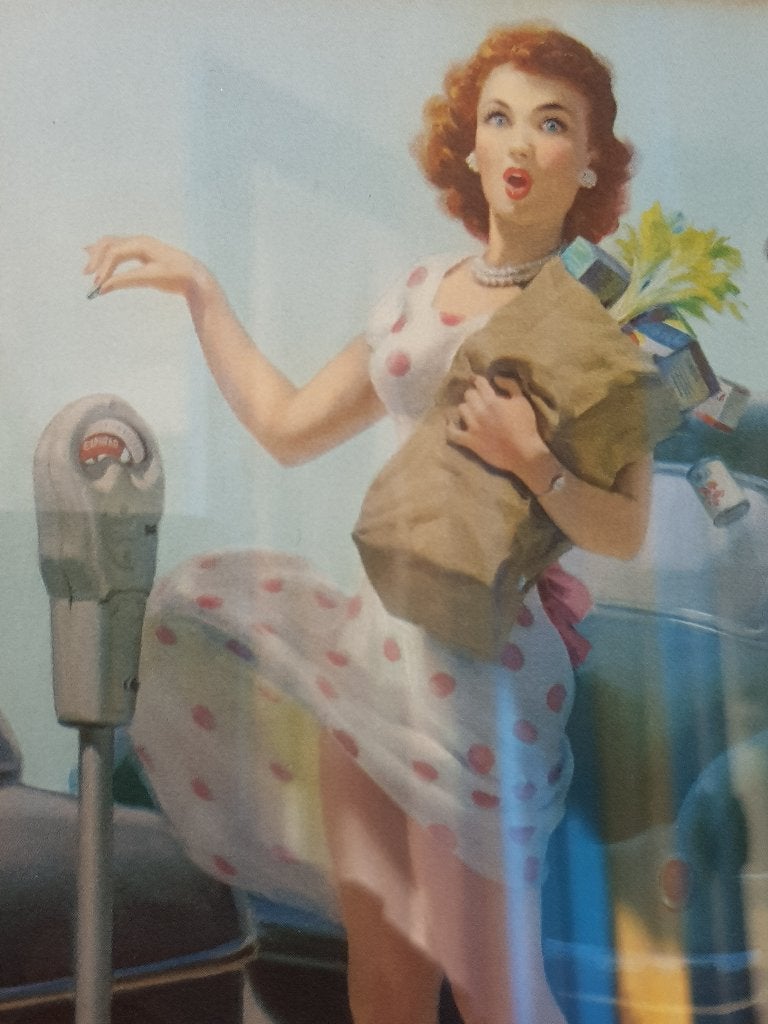 Mooie originele oude licht erotische litho uit Engeland., Antiek en Kunst, Kunst | Litho's en Zeefdrukken, Met glas, Ophalen of Verzenden