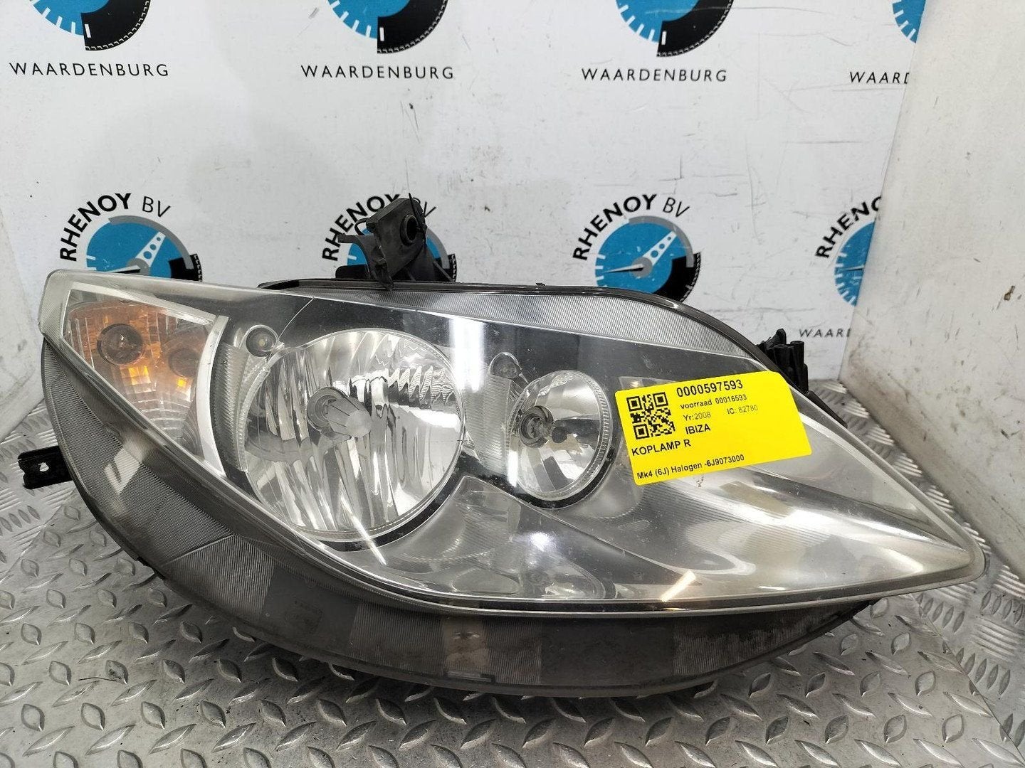 SEAT IBIZA 6J 1.4 Style  KOPLAMP R 2008, Auto-onderdelen, Ophalen of Verzenden, Gebruikt, ARN erkend