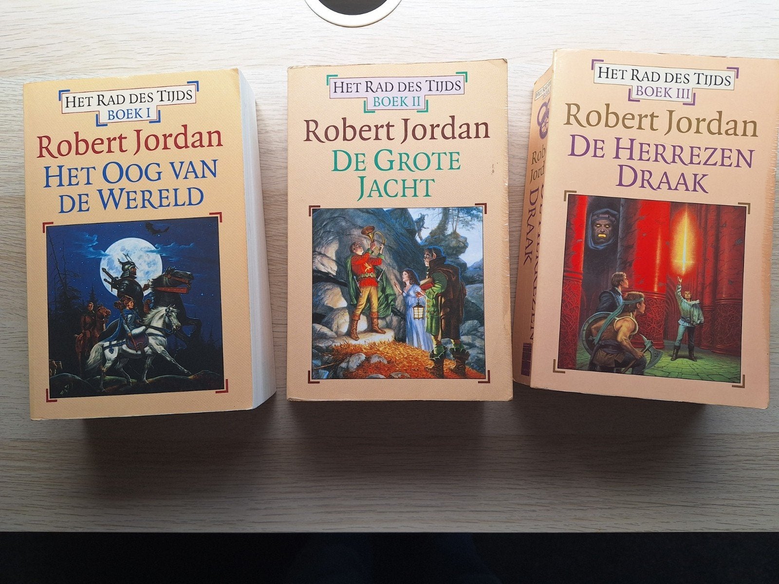 3 Rad des Tijds boeken van Robert Jordan, Boeken, Ophalen of Verzenden, Gelezen