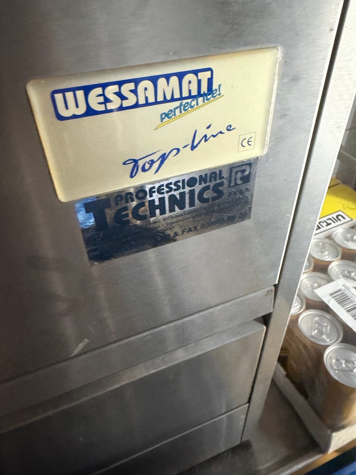 Wessamat L31-3 professionele ijsblokjesmachine - RVS, Ophalen, Gebruikt, Koelen en Vriezen