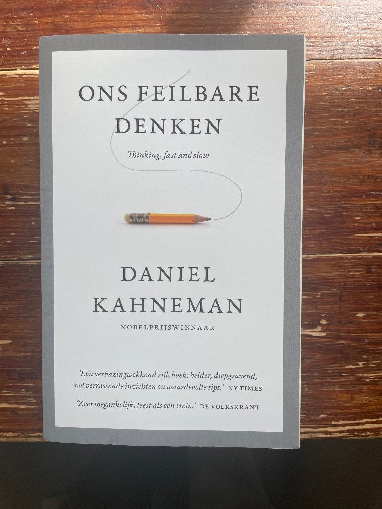 Daniel Kahneman Ons feilbare denken 2024 nieuw, Boeken, Nieuw, Ophalen of Verzenden, Daniel Kahneman, Cognitieve psychologie