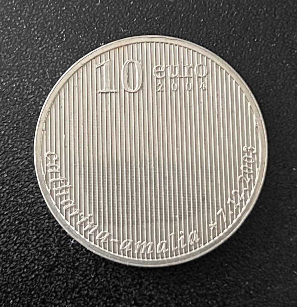 Zilveren 10 Euro Munt 2003 Beatrix Amalia, Postzegels en Munten, Munten | Nederland, Koningin Beatrix, Zilver, Euro's, Ophalen of Verzenden