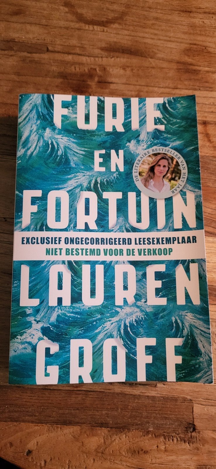 Furie en fortuin ongecorrigeerd leesexemplaar, Ophalen of Verzenden, Gelezen, Lauren Groff