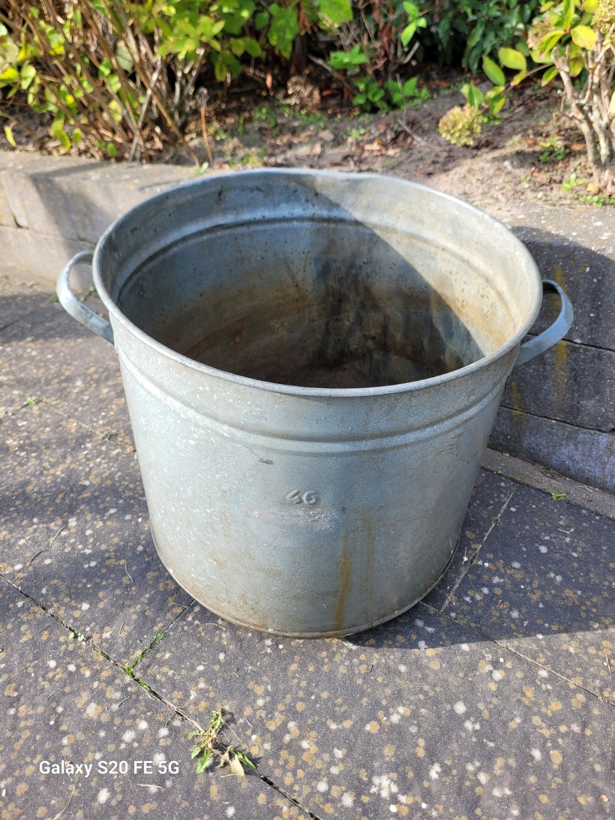 Vintage Zinken Kuip - Decoratief en Functioneel, Antiek en Kunst, Ophalen
