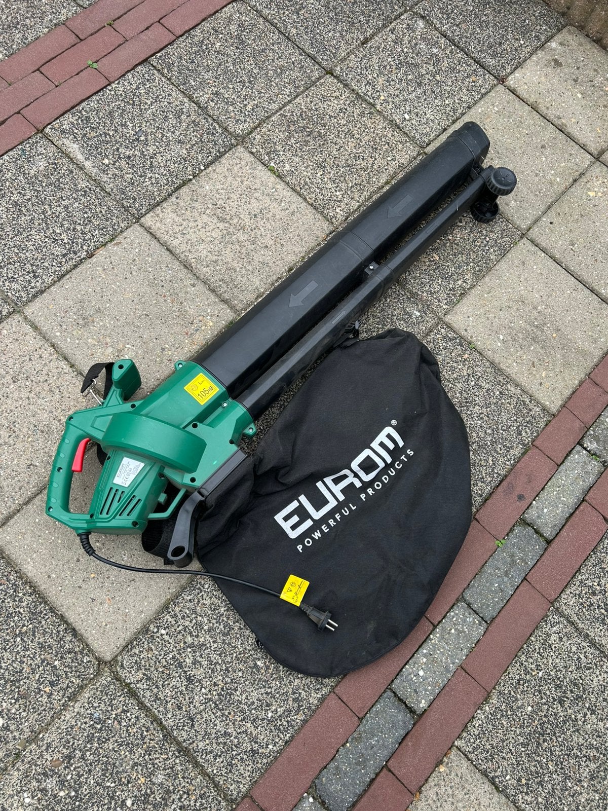 Bladblazer, Tuin en Terras, Ophalen, Zo goed als nieuw, Elektrisch, Handgedragen