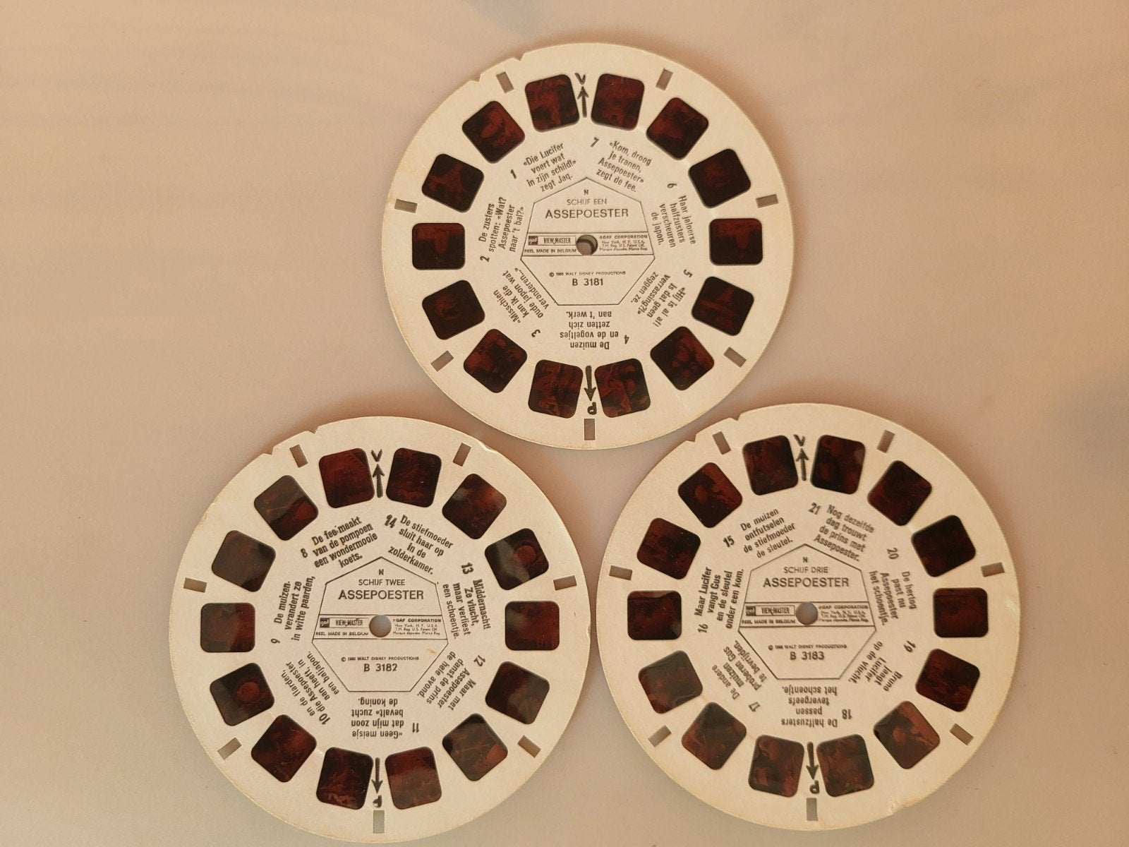 Viewmaster sprookjes., Ophalen of Verzenden, Gebruikt
