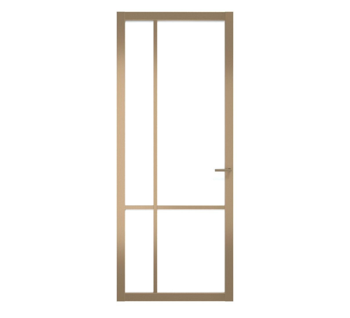 Binnendeur brons nieuw 231,5 x 93 cm, Ophalen, 80 tot 100 cm, 215 cm of meer, Binnendeur
