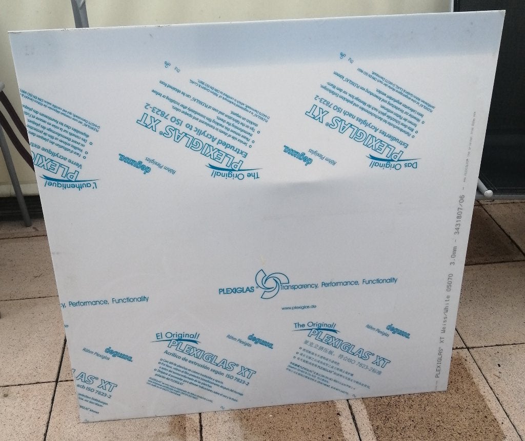 plaat plexiglas 99x99 cm nieuw, Ophalen, Nieuw, Overige materialen, Minder dan 20 mm