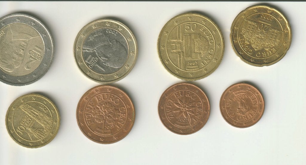 set oostenrijk 2002, Postzegels en Munten, Munten | Europa | Euromunten, Verzenden, Oostenrijk, Overige waardes