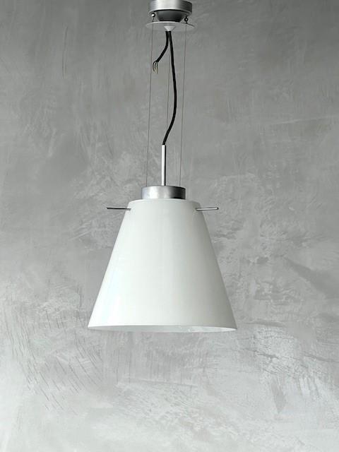 Raak hanglamp vintage design retro lamp glas jaren 90 light, Ophalen, Gebruikt, ., Modern