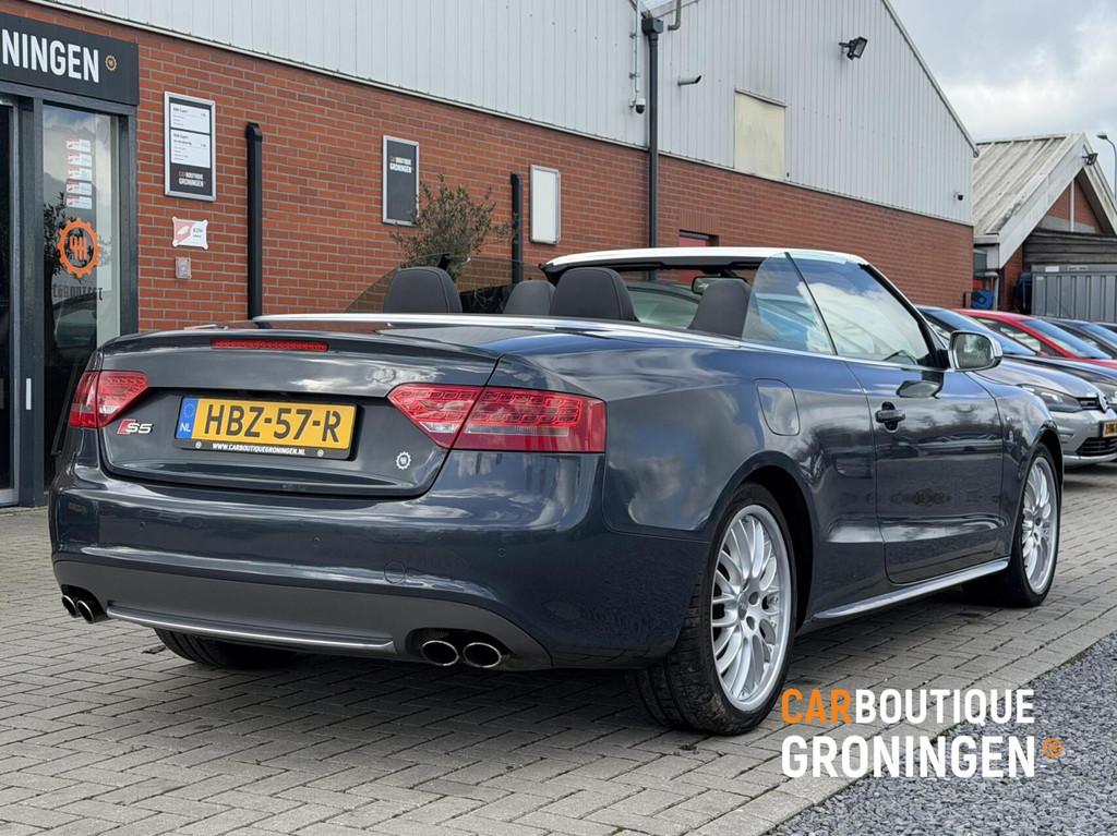 Audi S5 3.0 TFSI quattro cabrio | LEDER | B&O | STOELVERWARM, Auto's, Audi, Automaat, Euro 5, Gebruikt, Zwart