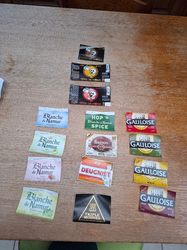 15 nieuwe (ongebruikte) bieretiketten uit Brouwerij De Bock, Ophalen of Verzenden, Nieuw, Overige typen, Overige merken