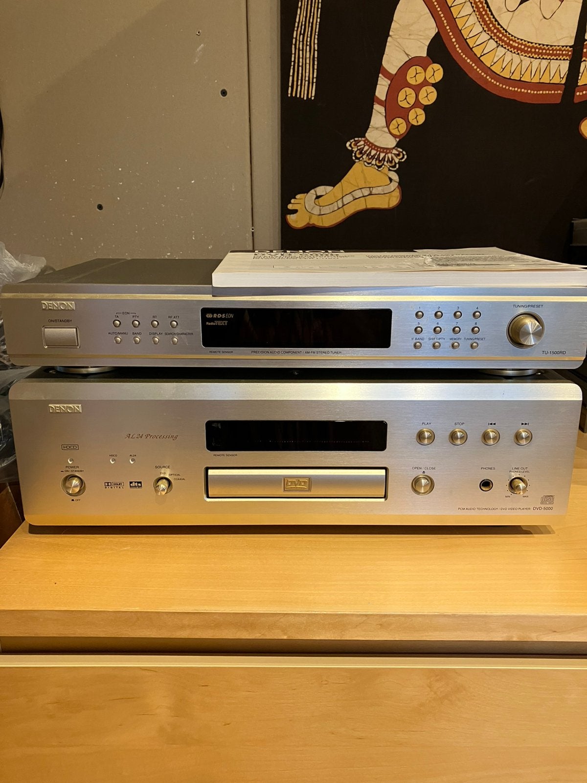 Denon tuner TU-1500RD dvd video player dvd-5000, Ophalen, Overige merken