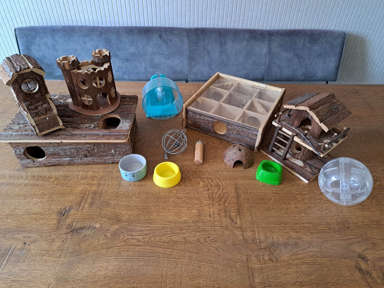 Hamster spullen/kooi inrichting, Ophalen of Verzenden, Gebruikt, Loopwiel of Rad