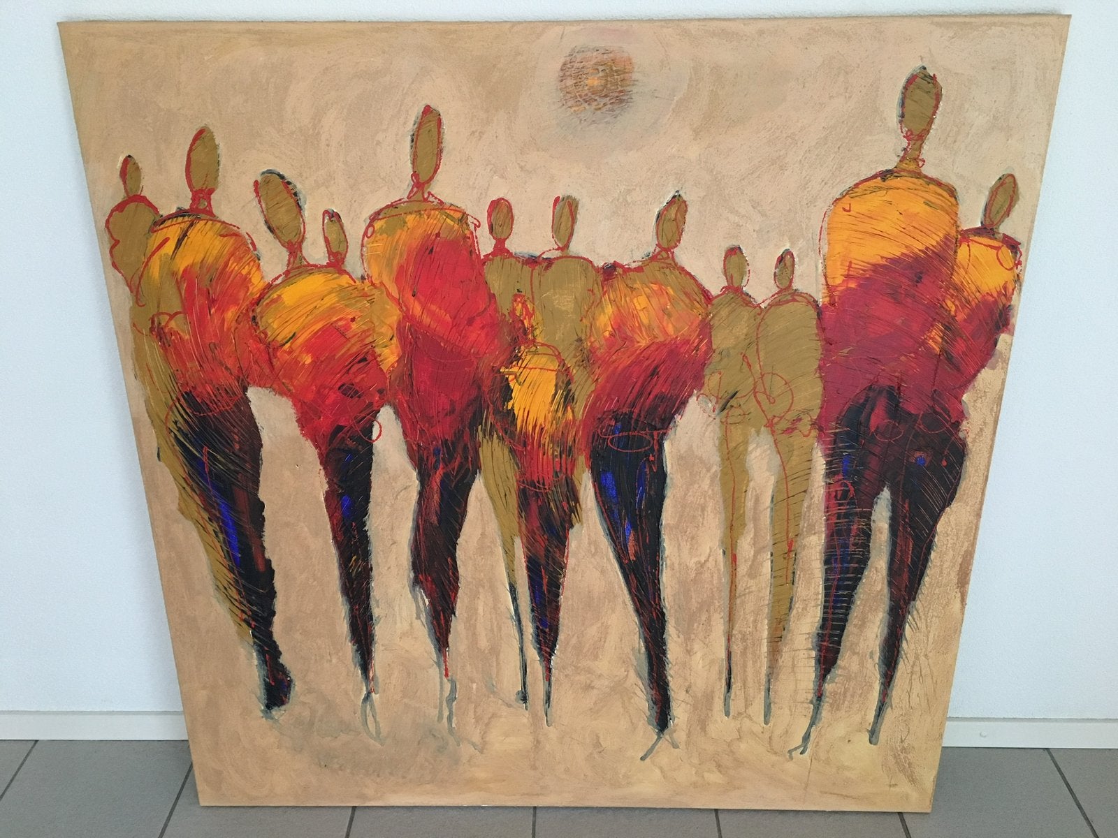 Schilderij van Paul Smeets, Ophalen