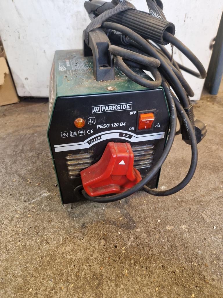Parkside PESG 120 B4 Lasapparaat - Gebruikt, Ophalen, Gebruikt, Minder dan 150 ampère, Elektroden