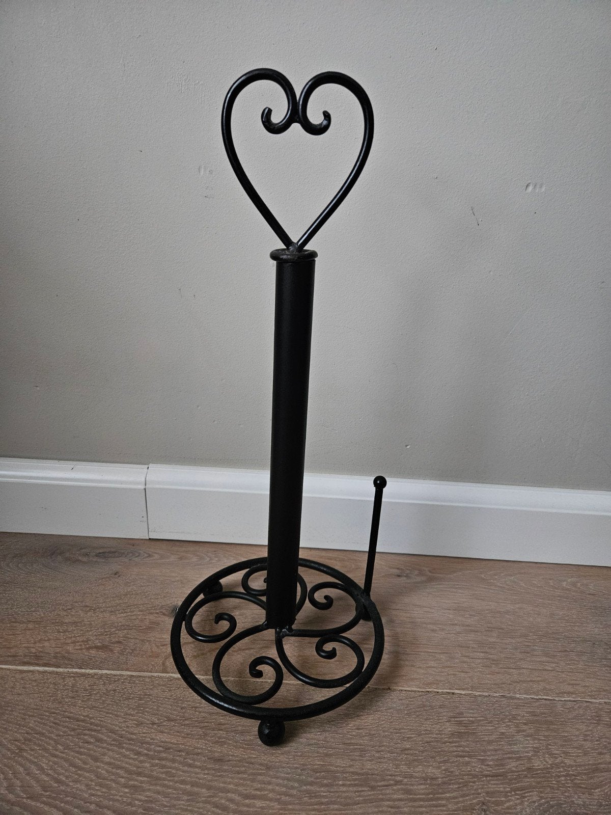 Toiletrol houder, Zwart, Ophalen of Verzenden, Metaal, Landelijk