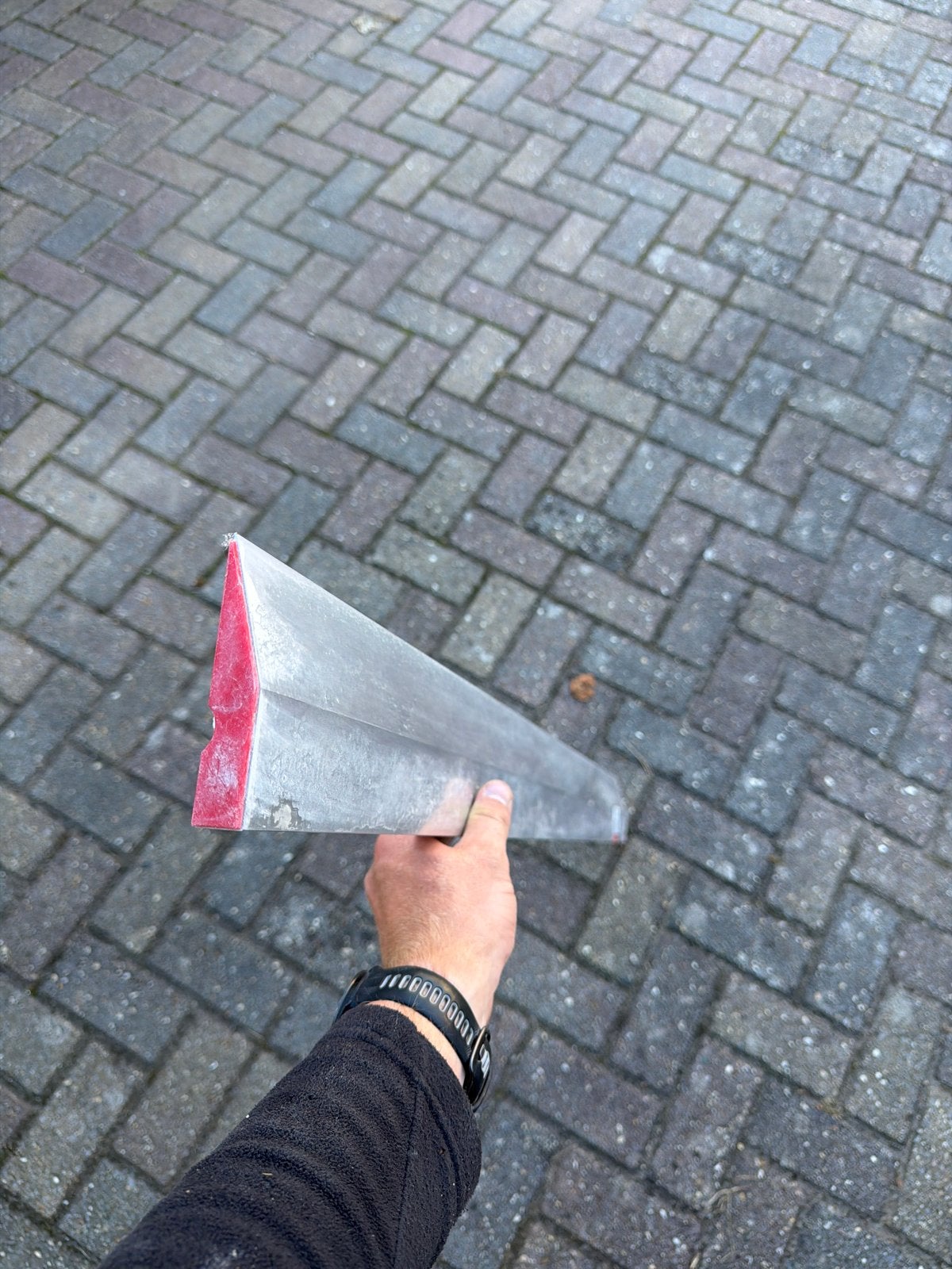 Afrijlat 1.2m aluminium voor stucwerk - Zo goed als nieuw, Ophalen, Zo goed als nieuw, Overige typen, Overige merken