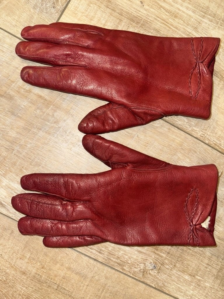 Leren handschoenen, Ophalen of Verzenden, Gedragen, Handschoenen