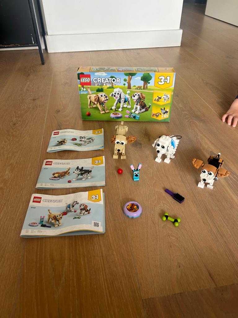 LEGO Creator 3in1 Schattige Hondjes (31137) - Zo goed als ni, Ophalen of Verzenden, Zo goed als nieuw