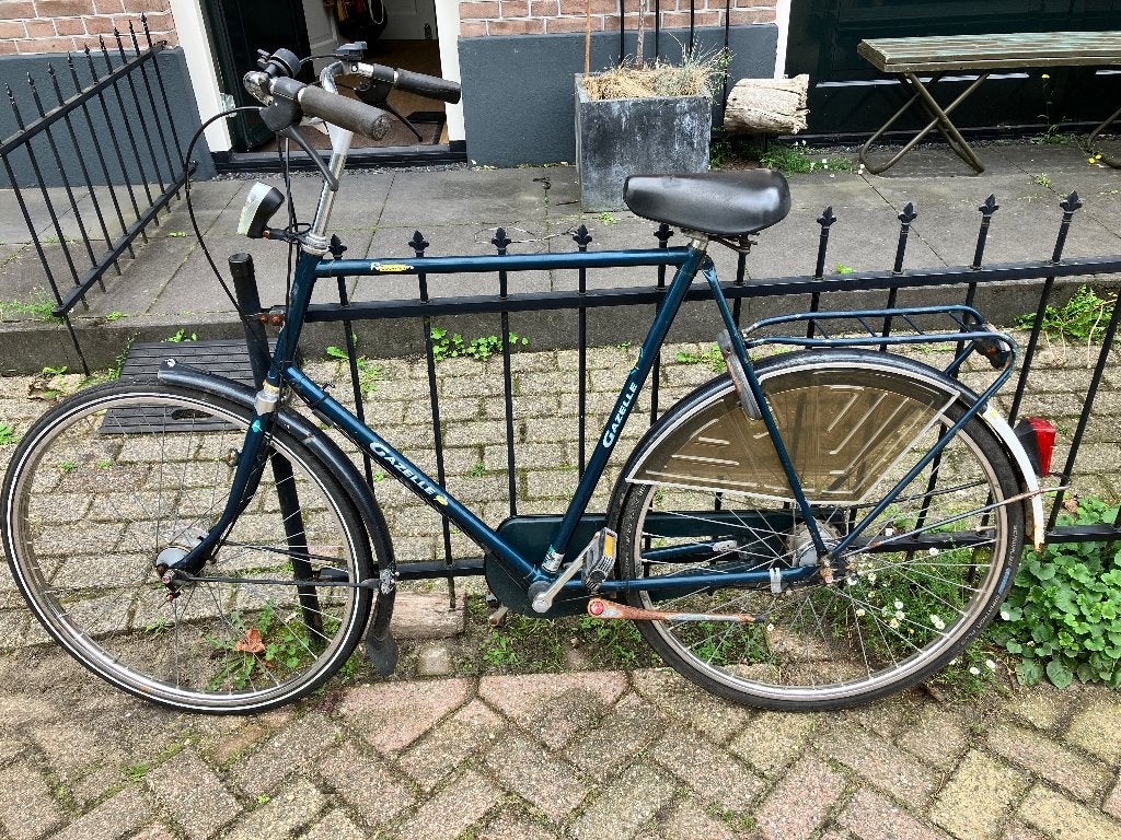 Herenfiets - stationsfiets, Ophalen, Gebruikt, Gazelle, Versnellingen