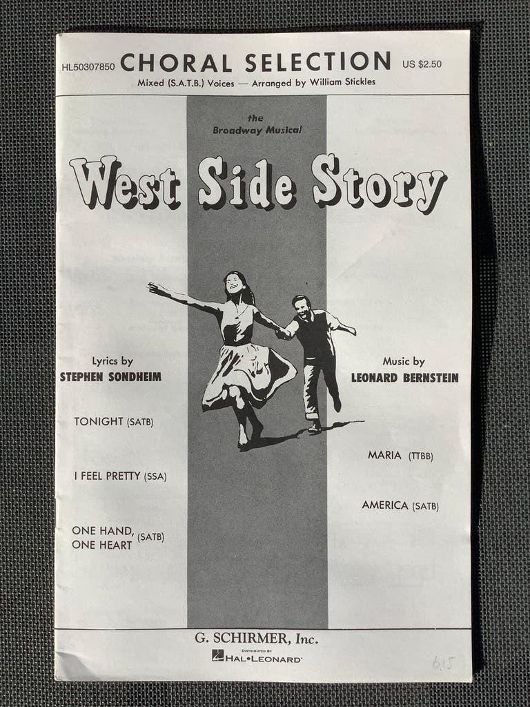 Vintage Bladmuziek: West Side Story - Choral Selection, Ophalen of Verzenden, Zo goed als nieuw, Artiest of Componist, Koor