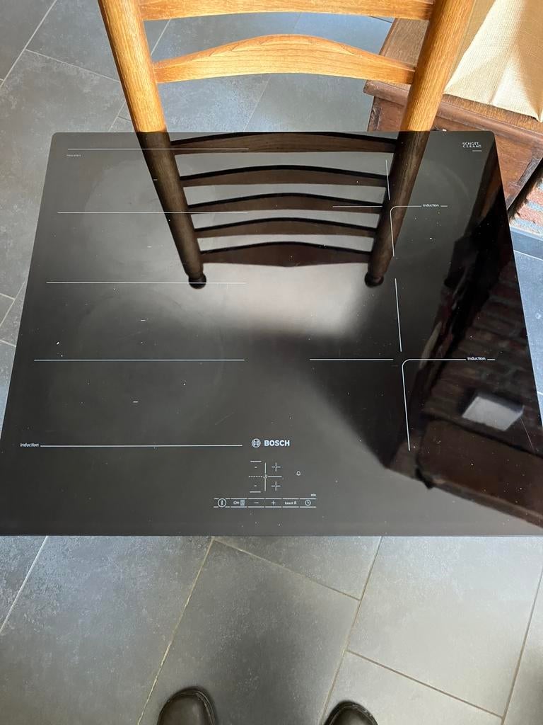 Bosch keramische kookplaat 7400W, Ophalen, Gebruikt, Zwart, 50 tot 100 cm
